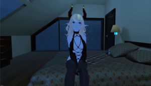 horny girl has orgasm in VR Chat preview image