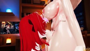 Futa’s thick cock gets sucked